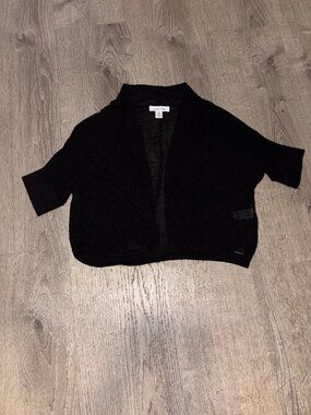 Calvin Klein Black short cardigan